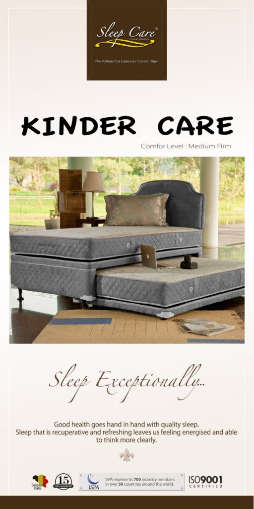 Luxusní dětská vysoká postel - Kinder Care (100 x 200)
