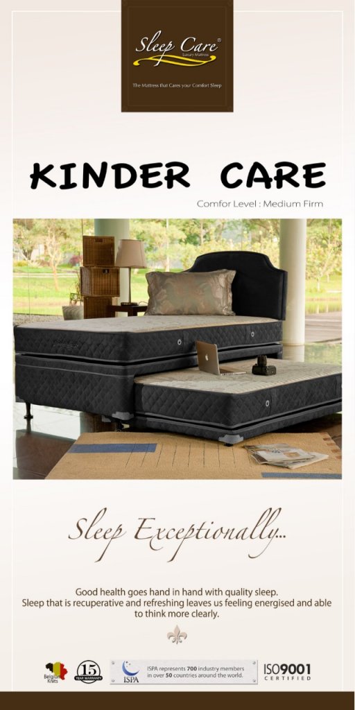 Luxusní dětská vysoká postel - Kinder Care (100 x 200)