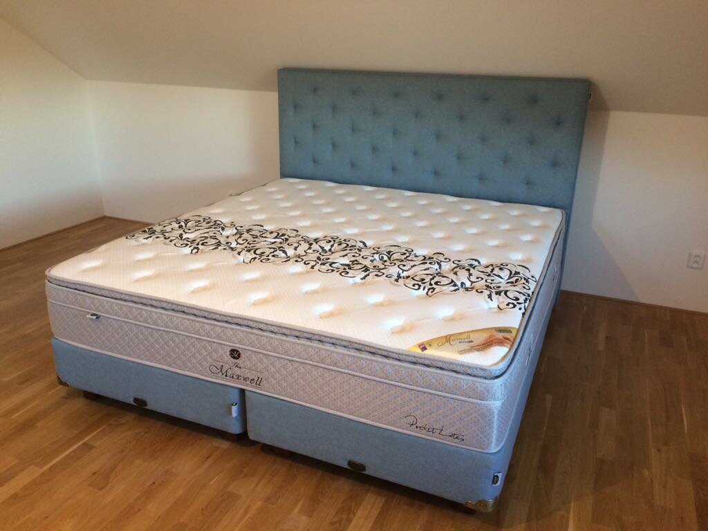 Luxusní vysoká postel - Samoa Blue