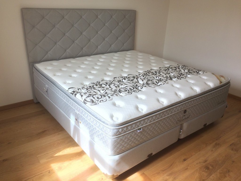 Luxusní vysoká postel  Samoa Grey Special 200 x 200